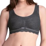 Bralette - Antraciet - Verwijderbare Cups - Naadloos - Comfortabele Pasvorm