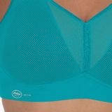 Sport BH - Air Control Deltapad - Zwart - Ademend - Snel Droog