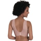 Anita - Essential Lace Bralette - Rosewood - Katoen - Moulded Cups