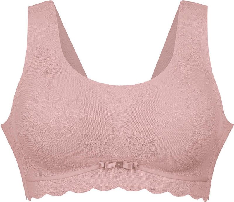 Anita - Essential Lace Bralette - Rosewood - Katoen - Moulded Cups
