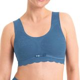 Bralette - Zwart - 61% Polyamide 39% Elastaan - Naadloze Afwerking