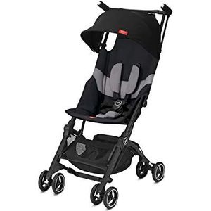 gb Gold Pockit+ All Terrain kinderwagen, ultra-compact, van 6 maanden tot 22 kg (ca. 4 jaar), Velvet Black