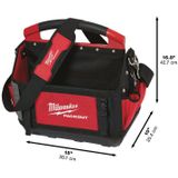 Milwaukee 932464085 PACKOUT gereedschapstas, 40 cm, rood