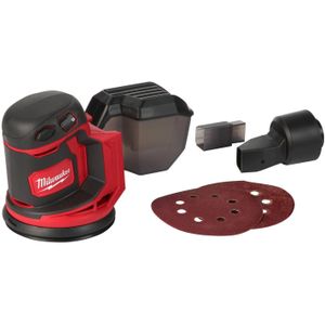 Milwaukee M18 BOS125-0 18V Li-Ion Accu excentrische schuurmachine body - 125mm