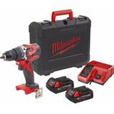Milwaukee M18 CBLPD-202C Accu Slagboormachine 18V Inclusief 2 Accu's