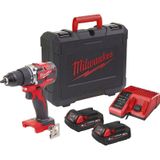 Milwaukee M18 CBLPD-202C Accu Slagboormachine 18V Inclusief 2 Accu's