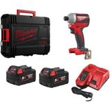 Milwaukee M18 BLID2-502X Accu Slagschroevendraaier 180Nm 18V 5.0Ah In HD-Box - 4933464520