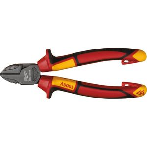 Milwaukee Diagonale Knipper - VDE - 145 mm - Grijs Titanium - Ergonomische Grip