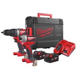 Milwaukee elektrisch gereedschap set 6-delig (M18 BLPP2B2-502X)