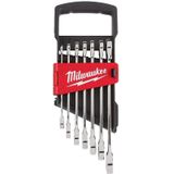 Milwaukee 4932464993 7-delige Ratelsleutelset - 8-17mm