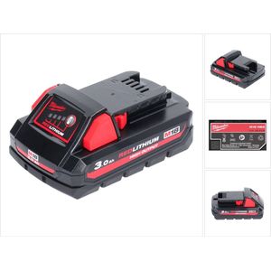 Milwaukee M18 HB3 Accu 18V 3.0Ah Li-Ion M18™ High Output™ - 4932471069