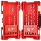 Milwaukee 4932471193 8-delige betonbitset, premium schacht 3-zijdig