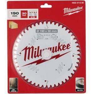 Milwaukee Cirkelzaagblad Voor Hout - Ø 190mm Asgat 30mm 48T - 4932471380