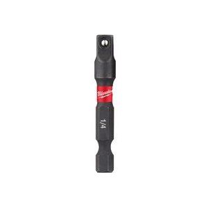 Milwaukee SchockWave™ Krachtdop Adapter ¼ Zeskant - ¼ Vierkant - 4932471826