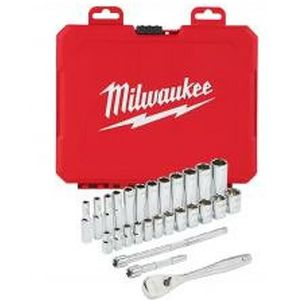 Milwaukee Accessoires 1/2" Metric Socket Wrench Set - 4932471864 - 4932471864