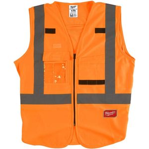 Milwaukee - Hi-vis Veiligheidshesje - Oranje - Polyester - Klasse 2
