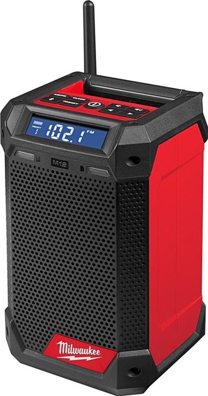 Milwaukee - M12RCDAB+-0 - Accu-netradio - Geel - Radio met Bluetooth