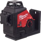 Milwaukee M12 3PL-0C Accu Kruislijnlaser 3x360° Groen 12V Basic Body In Koffer - 4933478103