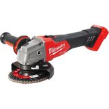 Milwaukee - M18 FSAG125X-0X - 18V Li-Ion Accu haakse slijper body in HD Box - 125mm - Koolborstelloos - Schuifschakelaar