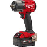 Milwaukee M18 FMTIW2F12-502X 18V Li-ion accu Slagmoersleutel set (2x 5.0Ah accu) in HD Box - 745Nm - 1/2''