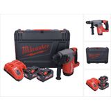 Milwaukee M18 ONEFHX-552X 18V Li-ion Accu SDS-plus Boorhamer Set (2x 5.5Ah) Met ONE-KEY Systeem In HD Box