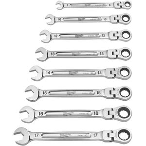 Milwaukee Steek- en Ratelsleutel Set | Max Bite Flex | 7-delig - 4932478557