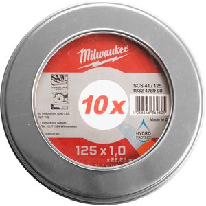 Milwaukee - Cut.W Pro+ SCS 41 - Doorslijpschijf - 125 mm - 10 Stuks