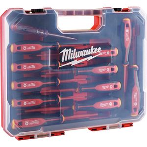 Milwaukee Tri-Lobe VDE Schroevendraaierset - 12-delig