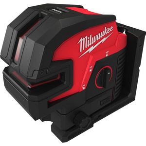 Milwaukee M12 CLL4P-0C Accu Kruislijnlaser met 4 punten 12V Basic Body in Transportkoffer - 4933479202