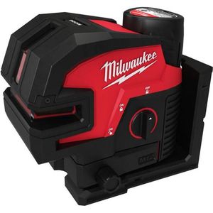 Milwaukee M12™ CLLP4-301C Accu Kruislijnlaser/loodlaser 4 punten 12V 3,0Ah - 4933479203