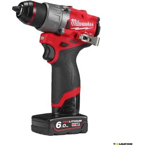 Milwaukee M12 FUEL™ FDD2-602X Accu Subcompacte Schroefboormachine 12V 6.0Ah in HD-Box - 4933479875