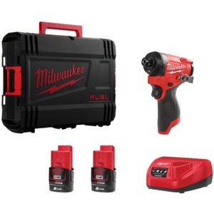 Milwaukee M12 FUEL™ FID2-202X Compacte Accu Slagschroevendraaier 170Nm 12V 2.0Ah in HD-Box - 4933479877