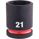 Milwaukee Accessoires SHOCKWAVE Krachtdop 1/2" kort 21 mm | 1 stuk - 4932480315 4932480315