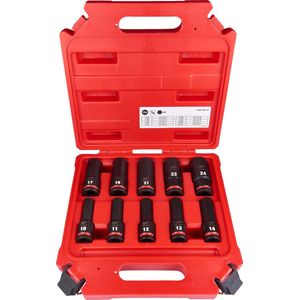 Milwaukee - Shockwave Doppenset - 10-delig - Chroom-Molybdeen Staal