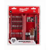 Milwaukee SHOCKWAVE™ Impact Duty™ bit set (40 pc) Schroefbit set SHOCKWAVE™ 40-delig, bits, doppen en Red Hex boren - 4932492004