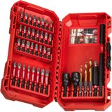 Milwaukee SHOCKWAVE™ Impact Duty™ bit set (40 pc) Schroefbit set SHOCKWAVE™ 40-delig, bits, doppen en Red Hex boren - 4932492004