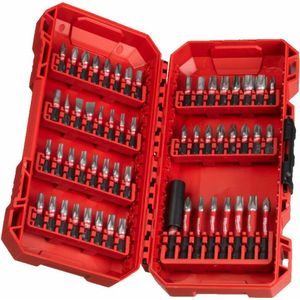 Shockwave - Schroefbitset - 56-delig - Slagvast Staal