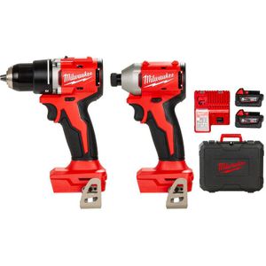 Milwaukee M18 BLCPP2B-502C Accu Combopack 18V 2x 5,0Ah