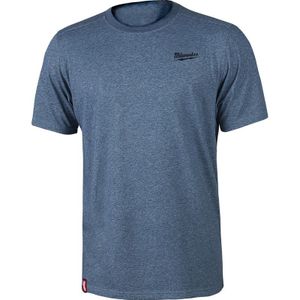 Milwaukee - Hybrid T-shirt - Korte Mouwen - Zwart - Vochtafvoerend Materiaal