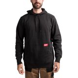 Milwaukee WH MW BL M Work hoodie midweight zwart maat M - 4932493117