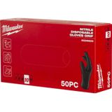 Milwaukee - Nitril Disposable Handschoenen - 50 Stuks - Chemisch Resistenter Materiaal