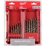 Milwaukee METAL HSS CO DRILL BIT KPL 19pcs. /1-10mm/.