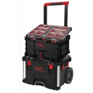 Milwaukee - Packout Trolley - Gereedschapswagen - Zwart - Stootvast Polymeer