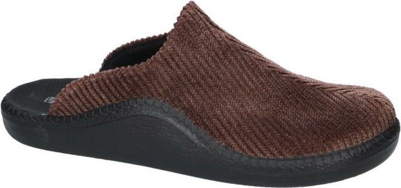 Westland - Pantoffels - Bruin - Ribfluweel - Duurzame Zool