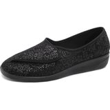 Westland - Nice 104 - Gezondheidsslipper - Zwart - Textiel