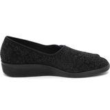Westland - Nice 104 - Gezondheidsslipper - Zwart - Textiel