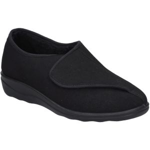 Westland - NICE 105 - Pantoffel - Zwart - Nubuck - Wol Voering