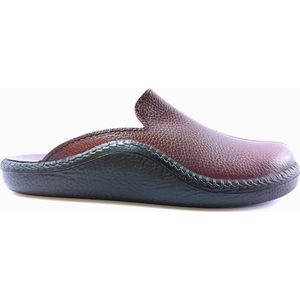 Westland - MONACO 202 - Heren Pantoffels - Rood - Glad Leer - Rubber Zool