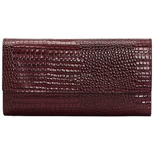 Liebeskind Berlin Dames Meryl Talia reisaccessoire portemonnee, merlot, Large (HxBxT 9.5cm x 17.5cm x 1.7cm)