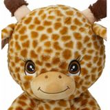Giraffe knuffel van zachte pluche - speelgoed dieren - 44 cm - Knuffeldieren